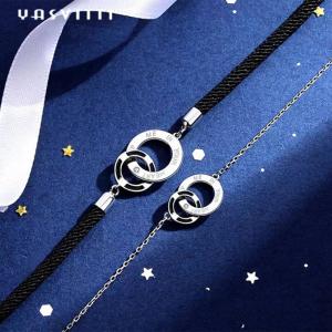 China 0.22m 0.1oz Sterling Silver Jewelry Sets Silver Chain And Bracelet Set ODM factory