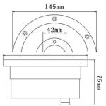 50000 Hours 145mm 12V 9W Underwater Fountain Lights