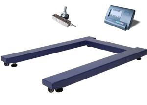 China 3 Ton U Shaped Carbon Steel Movable Digital Pallet Beam Scales factory