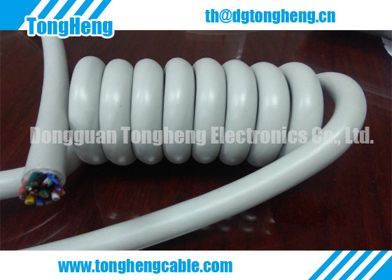 Immediate Rebound Back Sensor Dedicated Coil Spiral Cable