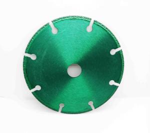 China vacuum brazed super thin metal cutting diamond blade with fast cutting speed and durable life factory