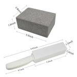 Toilet Cleaning Brush Bowl Cleaner Hard Water Ring Limescale Remover Pumice