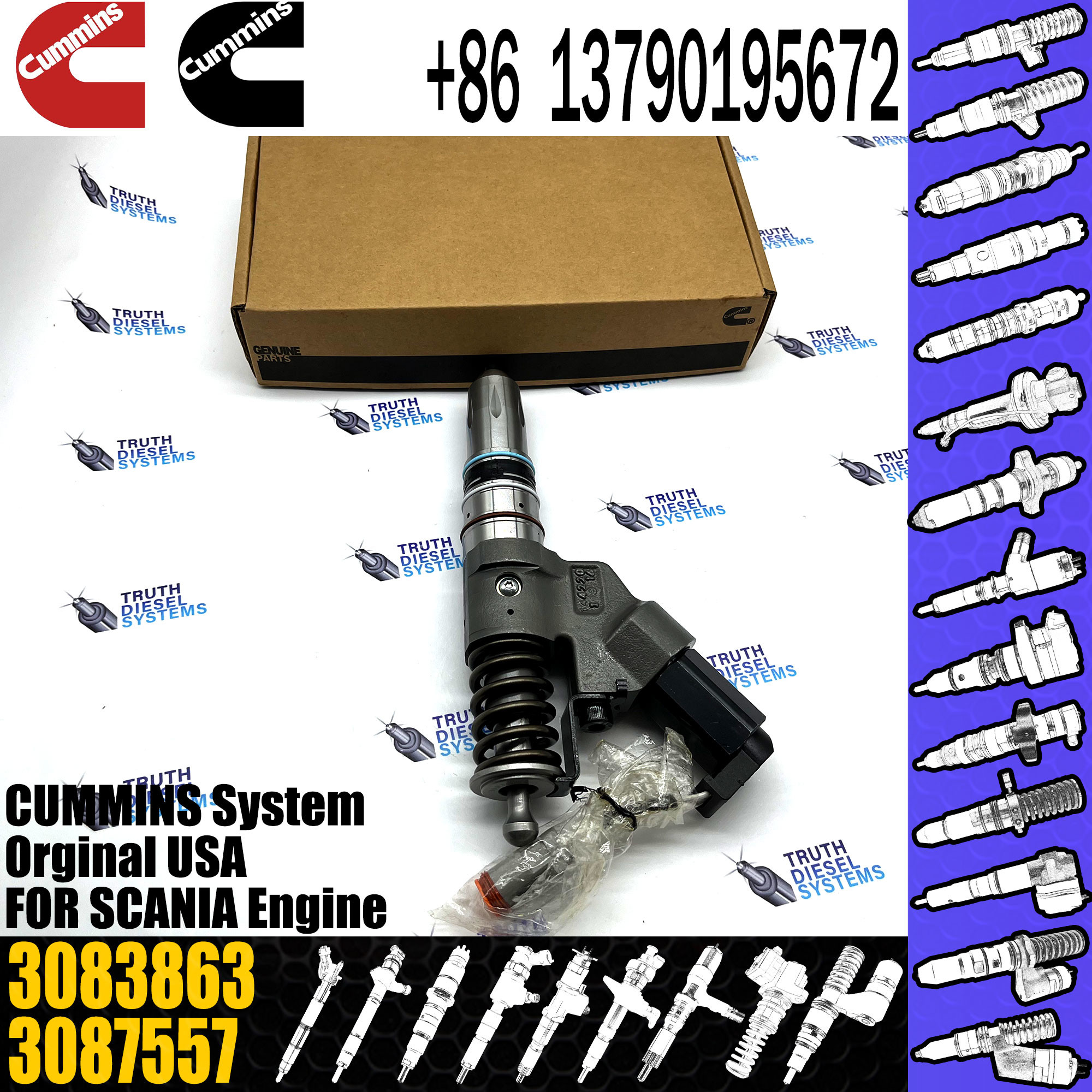 Common Rail Injector 3411754 3411756 3609925 3083849 3087772 3411755 3095731 3083863