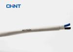 White Sheath PVC Insulated Wire , 3 Core PVC Flexible Cable RVV 0.5mm - 0.75mm