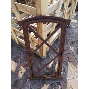 China Antique Reclaimed Metal Window Frames With Window Panel To Open H74.5xW43CM factory