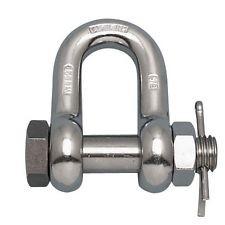 China STAINLESS STEEL 316-NM BOLT CHAIN SHACKLE 3/8&quot; factory