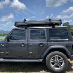 New Style Fold-Out Rooftop Tent Outdoor Camping Aluminum Hard Top Tent