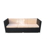 Outdoor 4pcs Garden Furniture Set Patio Garden Sofa Rattan Woven Corner Sofa
