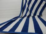 Factory Supply 100% cotton Yarn Dyed Jacquard Heavy Blue Stripe Pool Towel