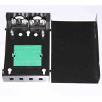 4 Port FC ST Fiber Optic Termination Box Metal Wall Mounted For Telecommunicatio