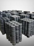 Industrial Use Neodymium Black Epoxy Rare Earth N35 Small Disc Magnet For