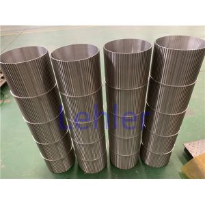 Sea Water Filtration Wedge Wire Screen Strong Construction ISO Certification
