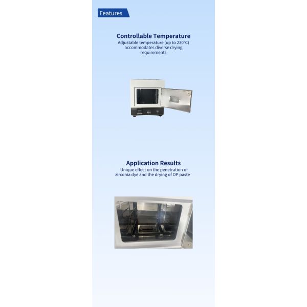 Low Temp Dental Dryer 700W 220V Teeth Dryer For Zirconia Temperature Control