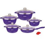 Hot Selling Aluminium Pots Sets Cooking Cookware Medical Stone Nonstick Forged