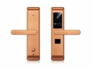 China 5 Unlock Ways Smart Fingerprint Lock / Biometric Door Lock Door Locks For Fire Doors factory