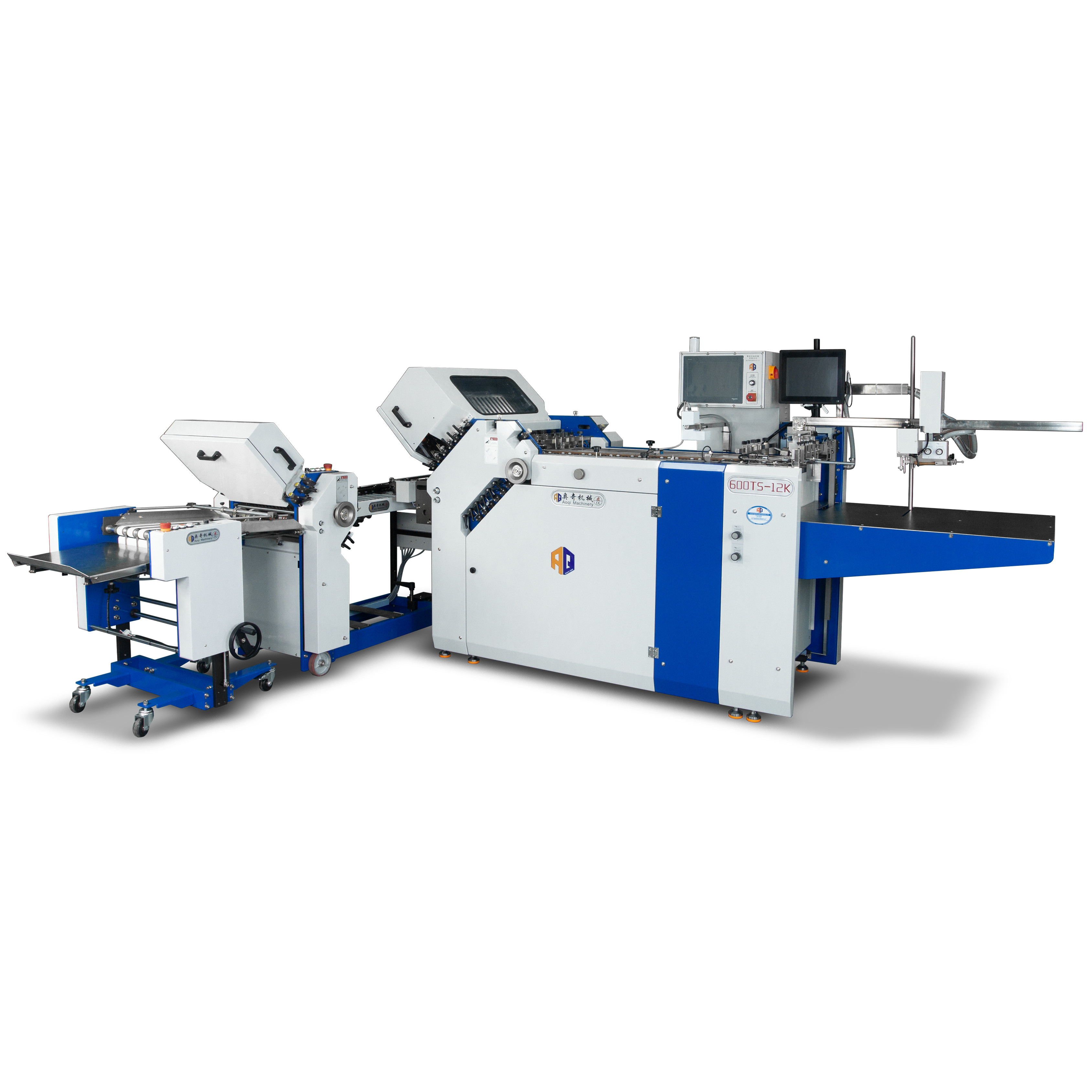 Precise Paper Pharmaceutical Leaflet Folding Machine 12 Buckle Plate With Second Station