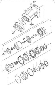 China 65489140 For Komatsu Excavator PC3000-6 4000-6 7000-6 8000-6 Hydraulic TRAVEL MOTOR Drive Motor factory