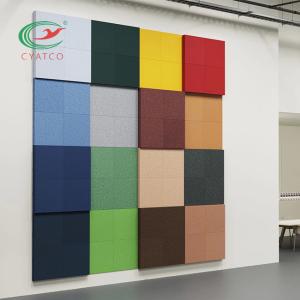 China ODM Square Fiber Acoustic Sound Tiles Flavorless For Office Wall factory