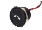 19mm Waterproof Piezo Touch Switch Ip68 Momentary Black For Marine