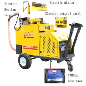 China Self Propelled Concrete Asphalt Crack Sealing Equipment With 100L Tank factory