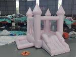 Commercial Party Rental White Bouncer Jumper Inflatable Moon Jumping Bounce