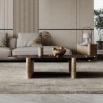 Nordic Modern Hotel Furniture Natural Stone Coffee Table