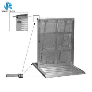 China Portable Metal Crowd Barriers For Performance , Lightweight Crowd Control Gates factory