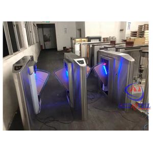 China SS304 Fingerprint Automatic Flap Barrier RFID System Access Control on sale China SS304 Fingerprint Automatic Flap Barrier RFID System Access Control on sale