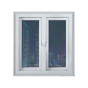 China Construction &amp; Real Estate Wholesale Double Glazed PVC/UPVC Casement House Windows Hurricane Impact Design factory