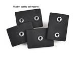 Rubber coated magnetic assembly base using ndfeb Disc magnet inside design