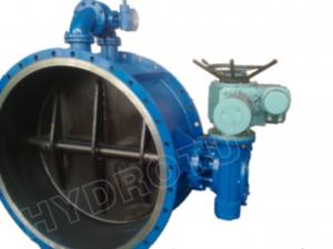 China Large Electric / Manual Flanged Butterfly Valve  Dia.50 – 3000 mm for hydropower factory