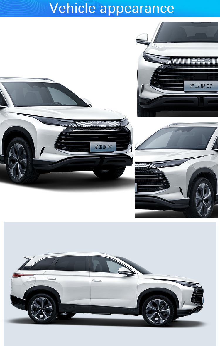 BYD Frigate 07 Energy Plug-In Hybrid Electric Car PHEV DM-i 100KM Luxury SUV 2023 Maximum power of electric motor kW 145