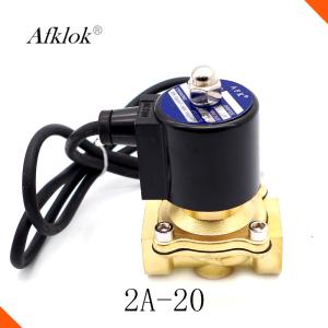 China Normally Closed Underwater Solenoid Valve 3/4 Inch Waterproof Brass DC 12V factory
