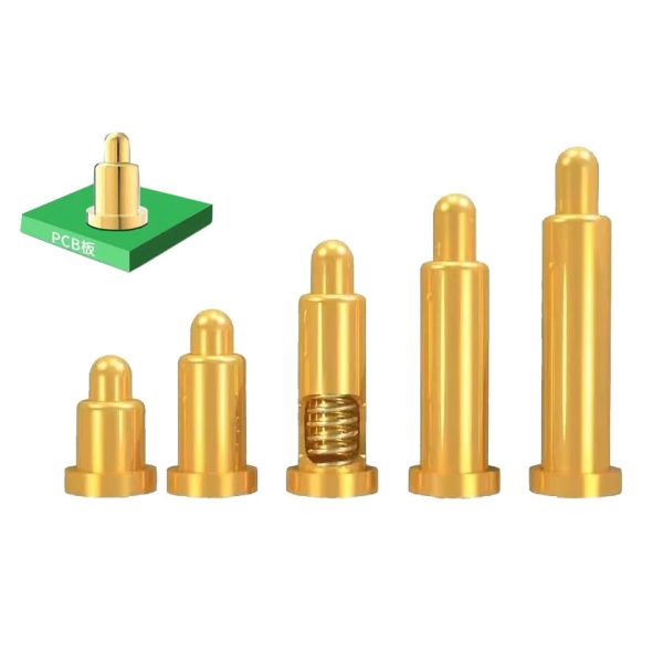 China SMT Type Pogo Pin 2mm Gold Palted SUS304 Spring Pogo Pin factory