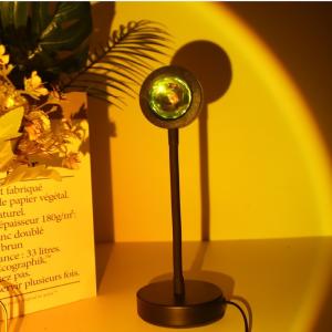 China Ring Light Sunset Light Modern Rainbow Sunset Projection Lamp Bedroom Decoration factory
