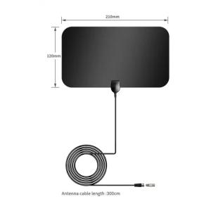 China Indoor Dvb T2 For Smart Hdtv Digital TV Antenna Adhersive Mount 50 Ohm Input Impendence factory
