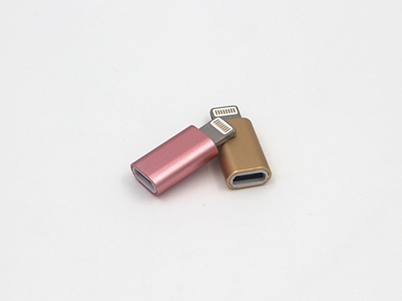 New Ultra Short Micro USB to Type-C Connector OTG Mini USB Adapter for Smartphone