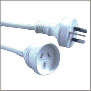China Australian extension cords, 10A 250V SAA approved Power Cables with plugs factory