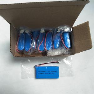 China LP703450 3.7V 2400mAh Lithium Polymer Rechargeable Battery for Air or Sea Transportation factory