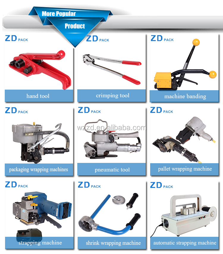 Friction 14.4v High Tension Force Battery Powered Plastic Strapping Tool Electric Packing Machine