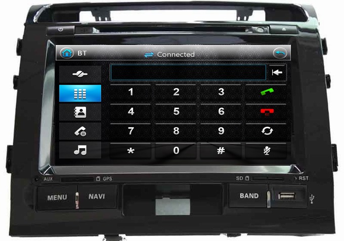Ouchuangbo Car DVD Radio Player for Toyota Land Cruiser 2008-2010 GPS Navigation USB RDS iPod OCB-9006A