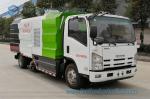 JAPAN ISUZU Vacuum Suction Dust Truck 700P 190hp Road Cleaning Vehicle 7000L Dry