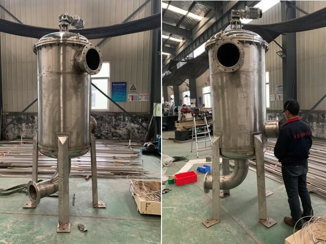 Large Dimension Automatic Self Cleaning Filters Wastewater Treatment Application