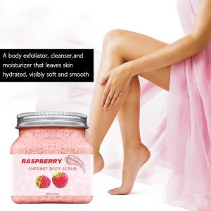 China Skincare Routine Brightening Pink Salt Body Scrub For All Skin Types factory