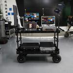 Equipment Storage Movie Shooting Studio Room Cart with Unfold Dimensions 120*60