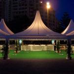 ABS Glass Wall 3x5 Tent Outdoor Wedding Party Pagoda Style Canopy