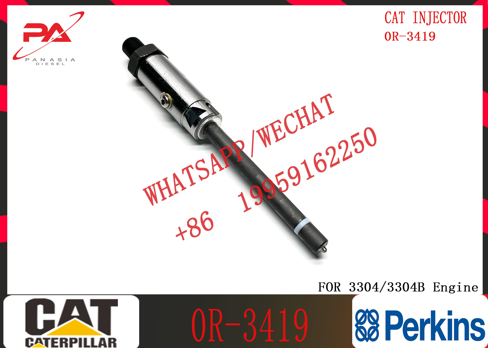 High quality Common Rail Injector 2 0R-1742 0R-3419 0R-1740 0R-1742 0R-1744