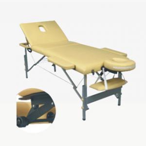 China Yellow Three Aluminium Folding Massage Tables For Medical Surgical Instruments CE, ISO WL11009 factory