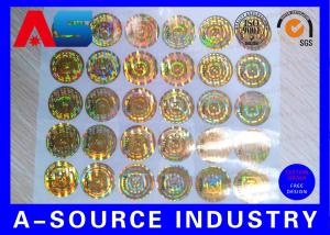 China Design Void Custom Holographic Stickers For Pharmaceutical Package Strong Adhesive factory