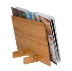 high quality bamboo ipad holder book holder with acrylic for wholesale
